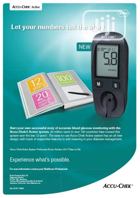 Accu Chek Machine and Strips