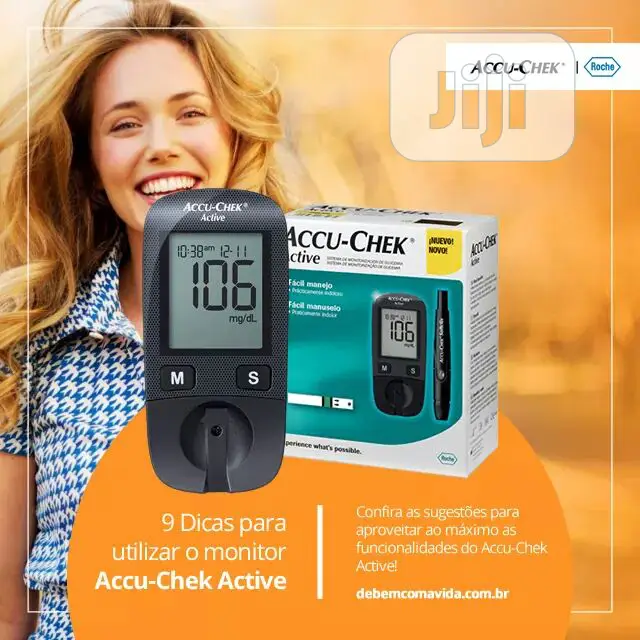 Accu Chek Machine and Strips