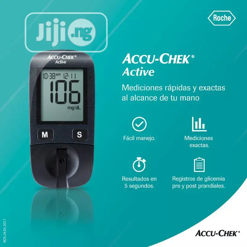 Accu Chek Machine and Strips
