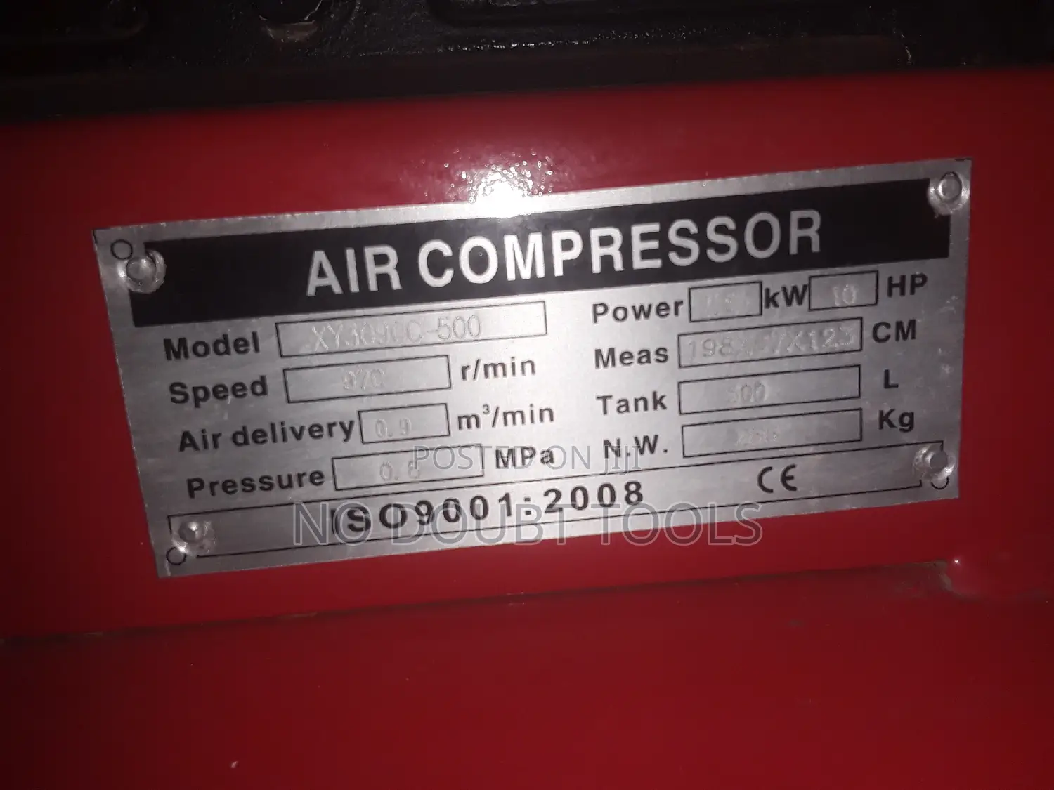 500 Liter Electric Air Compressor