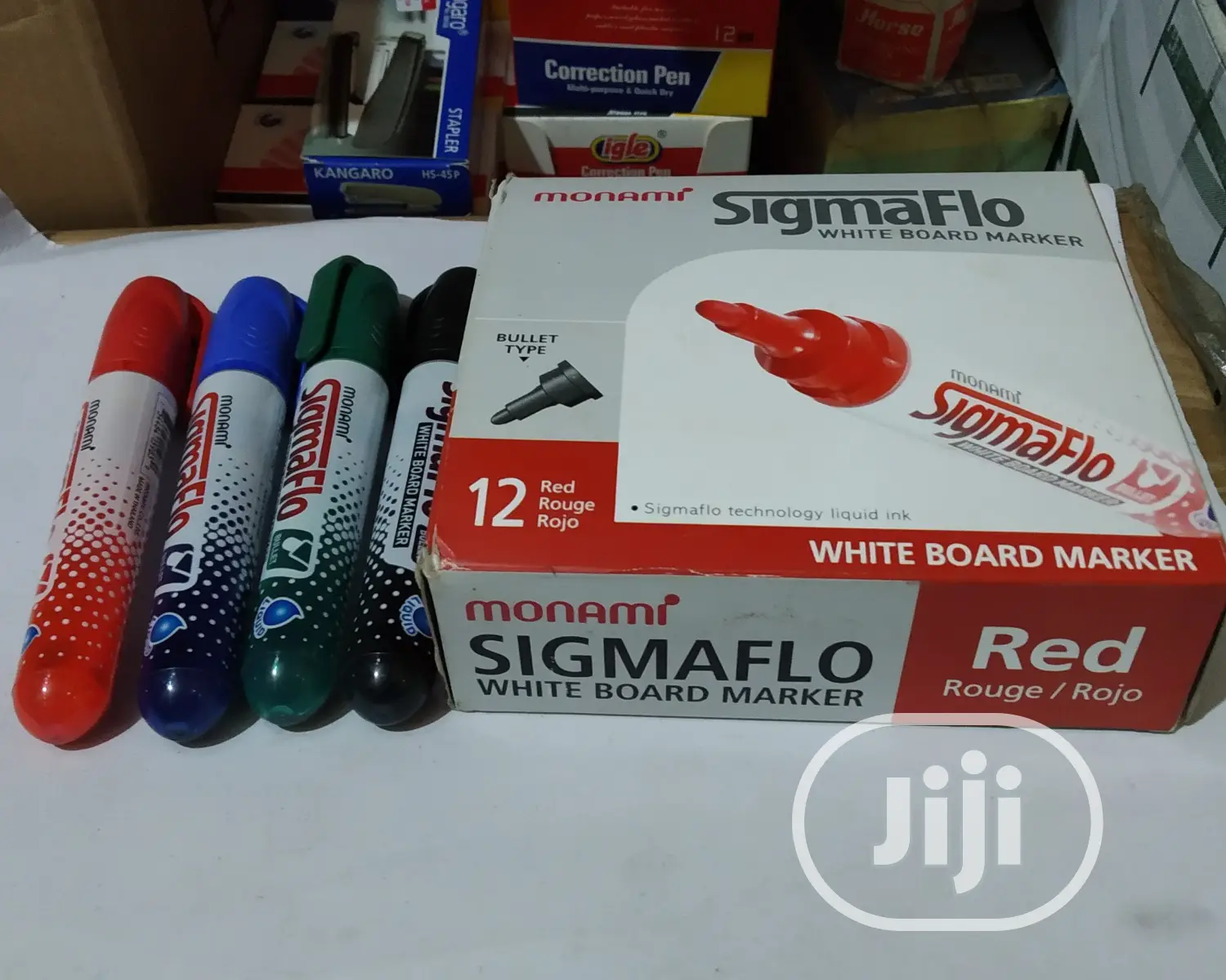 12pcs Monami Sigmaflo Whiteboard Marker