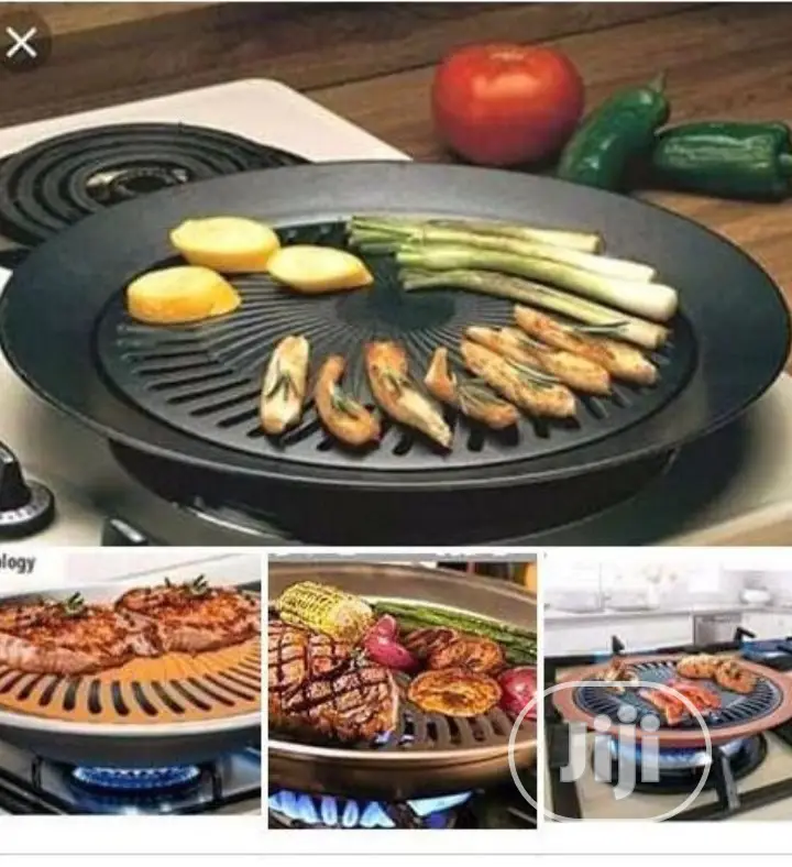 ￼ Kitchen / Home Stove Top Smokeless Indoor BBQ Grill