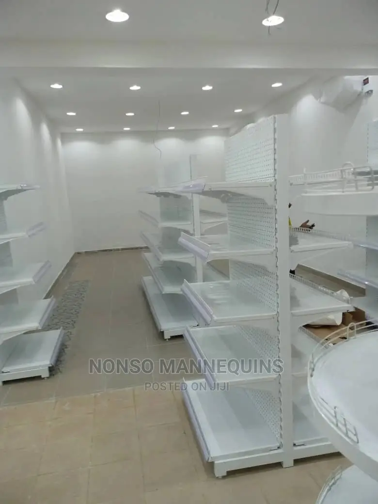 Metal Supermarket Display Shelves