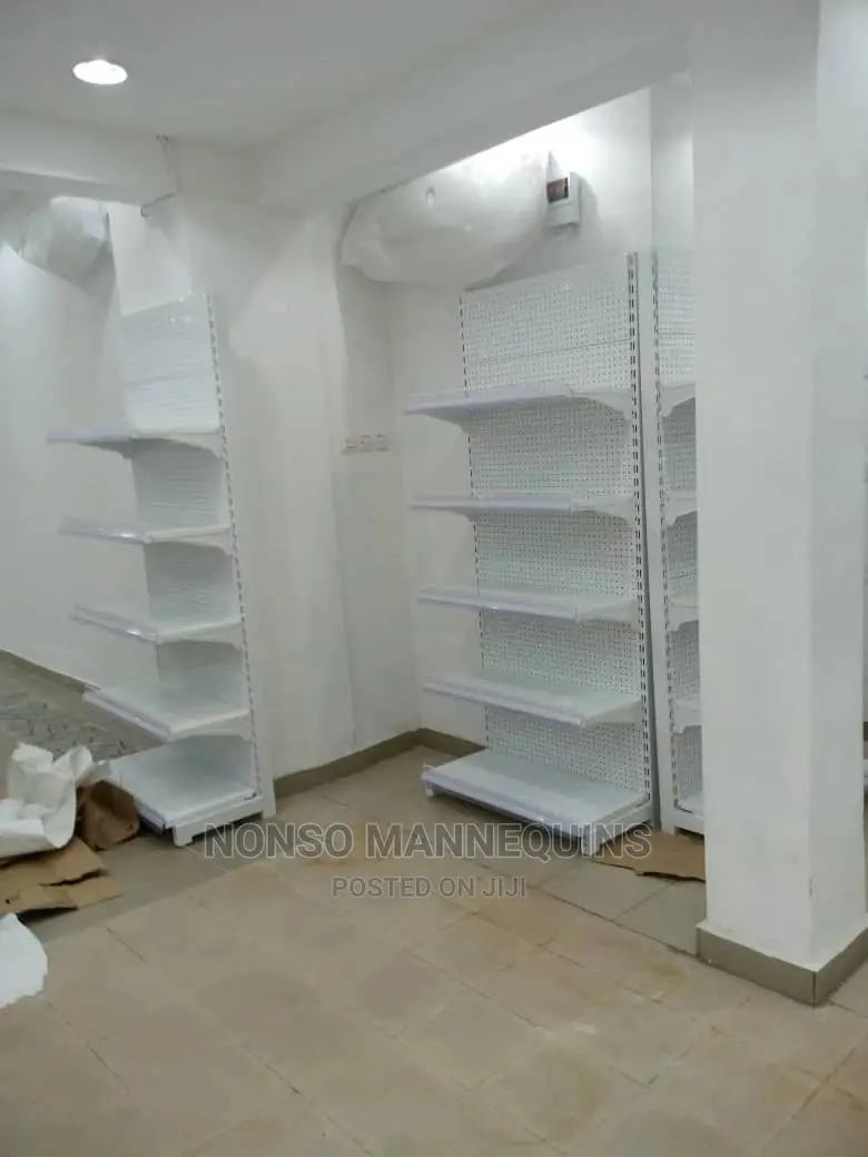 Metal Supermarket Display Shelves