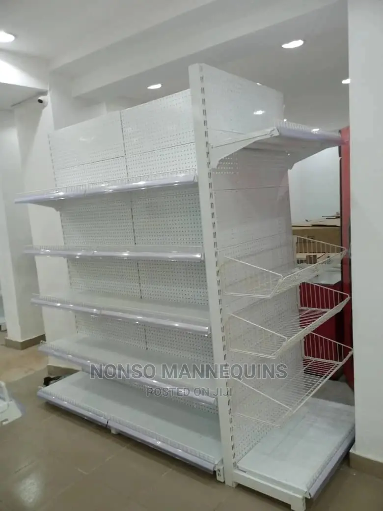 Metal Supermarket Display Shelves