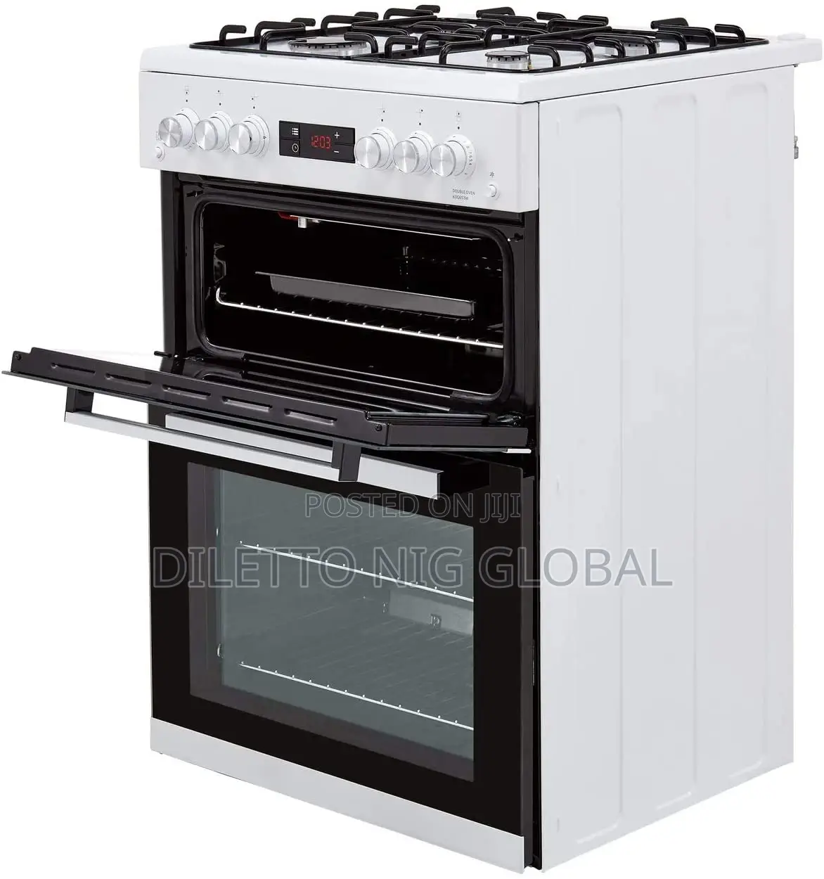 Beko KDG653W 60cm Double Oven Gas Cooker