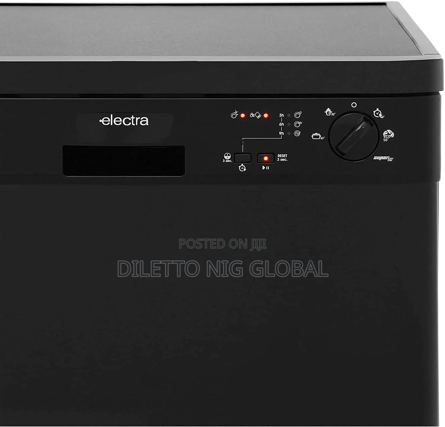 Electra C1760b Standard Dishwasher -Black