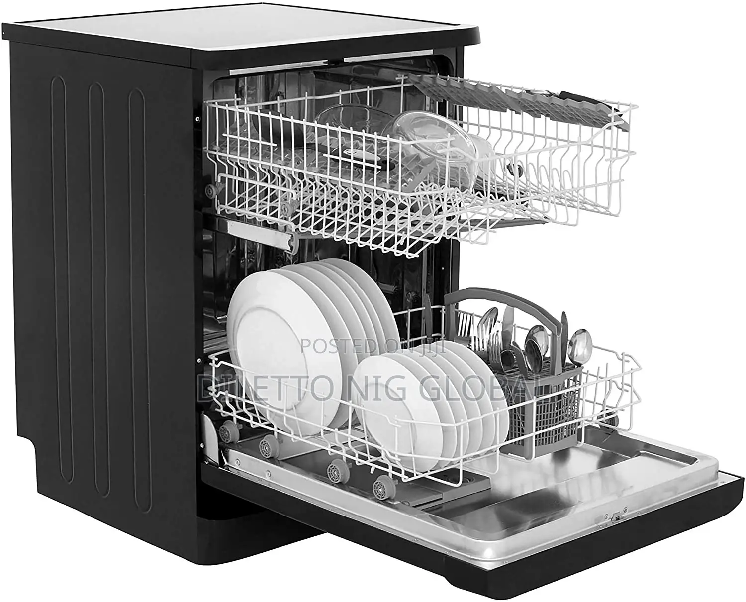 Electra C1760b Standard Dishwasher -Black