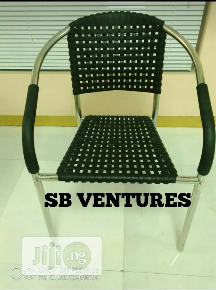 Steel Chair With Comfortable Fibre Weave
