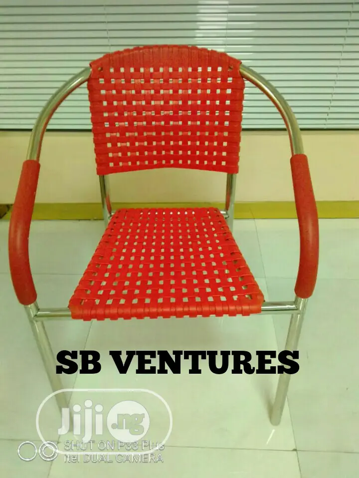 Steel Chair With Comfortable Fibre Weave