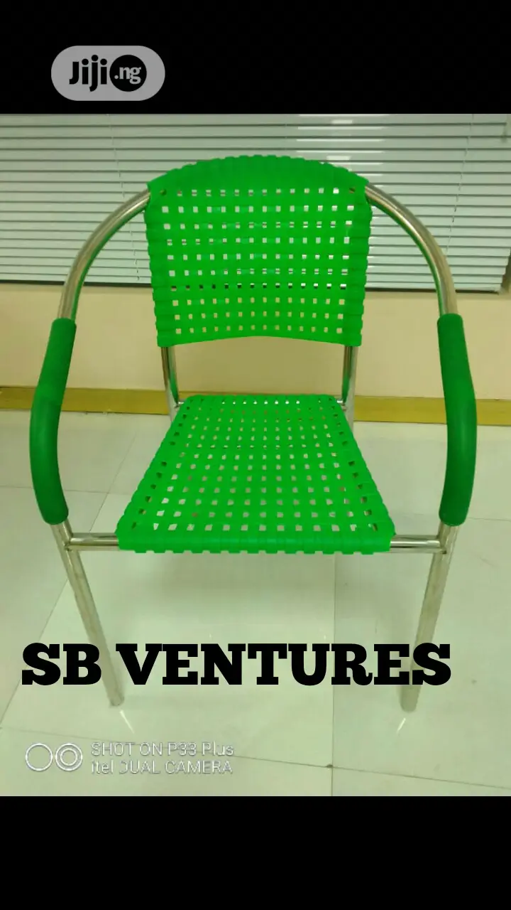 Steel Chair With Comfortable Fibre Weave