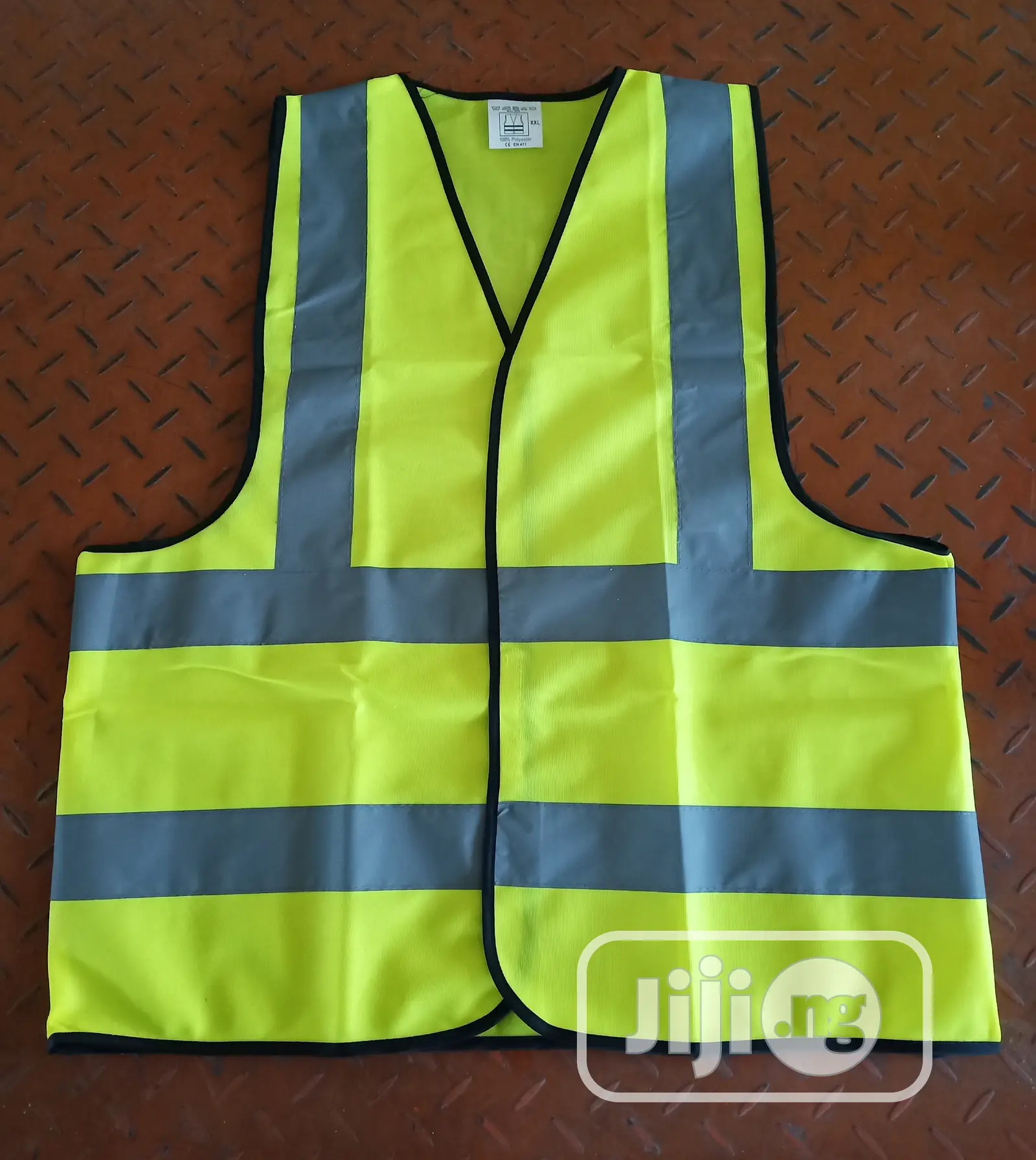 Work Safety Vest, Fluorescent Yellow Work Vest