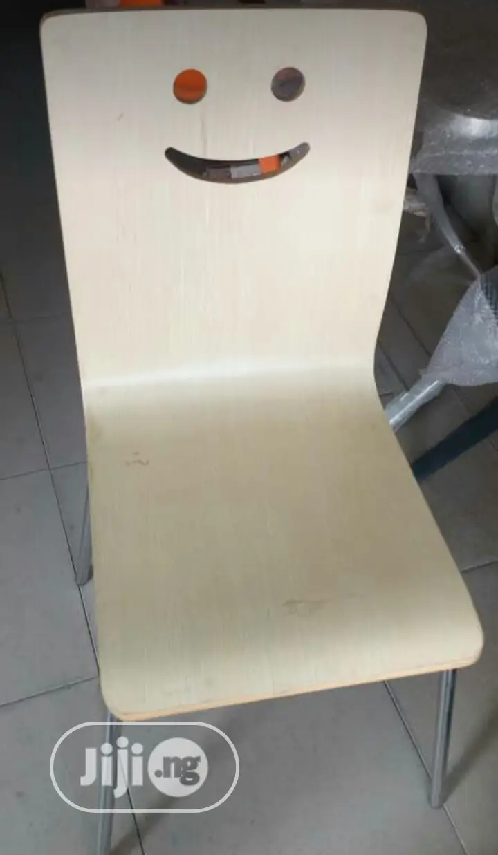 Wood Chair With Metal Legs