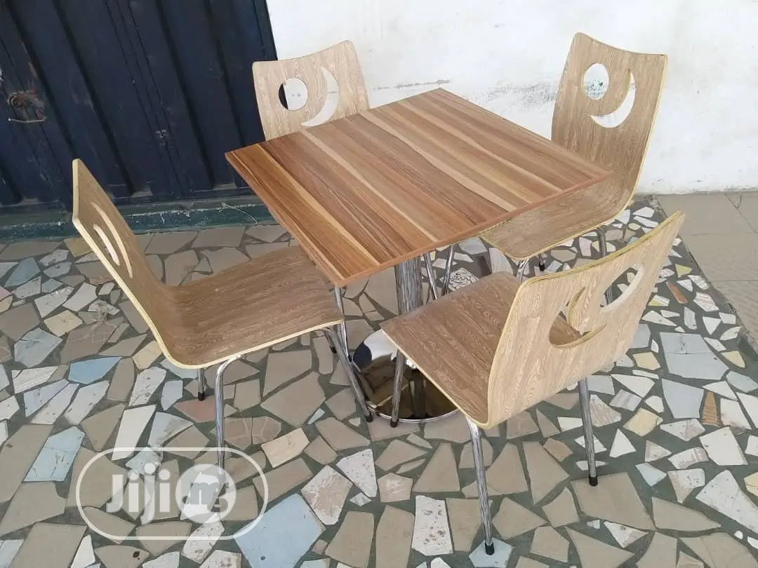 Wood Chair With Metal Legs