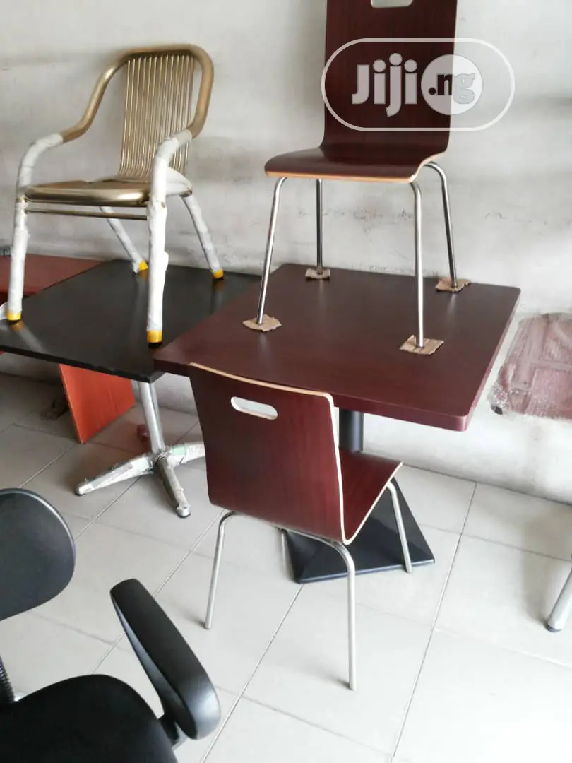 Wood Chair With Metal Legs