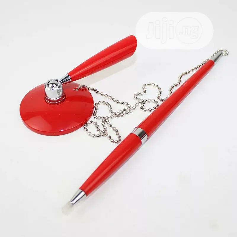 Rotating Ballpoint Pen With Base Fix On Table Counter Liqui