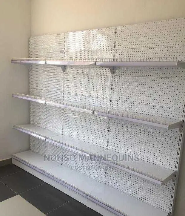 Single Sided Gondola Supermarket Display Shelfs