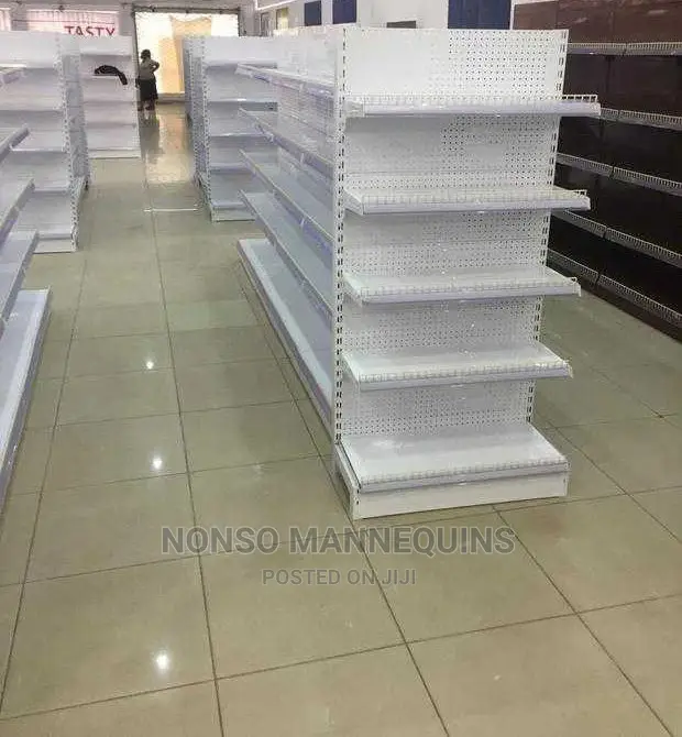 Single Sided Gondola Supermarket Display Shelfs