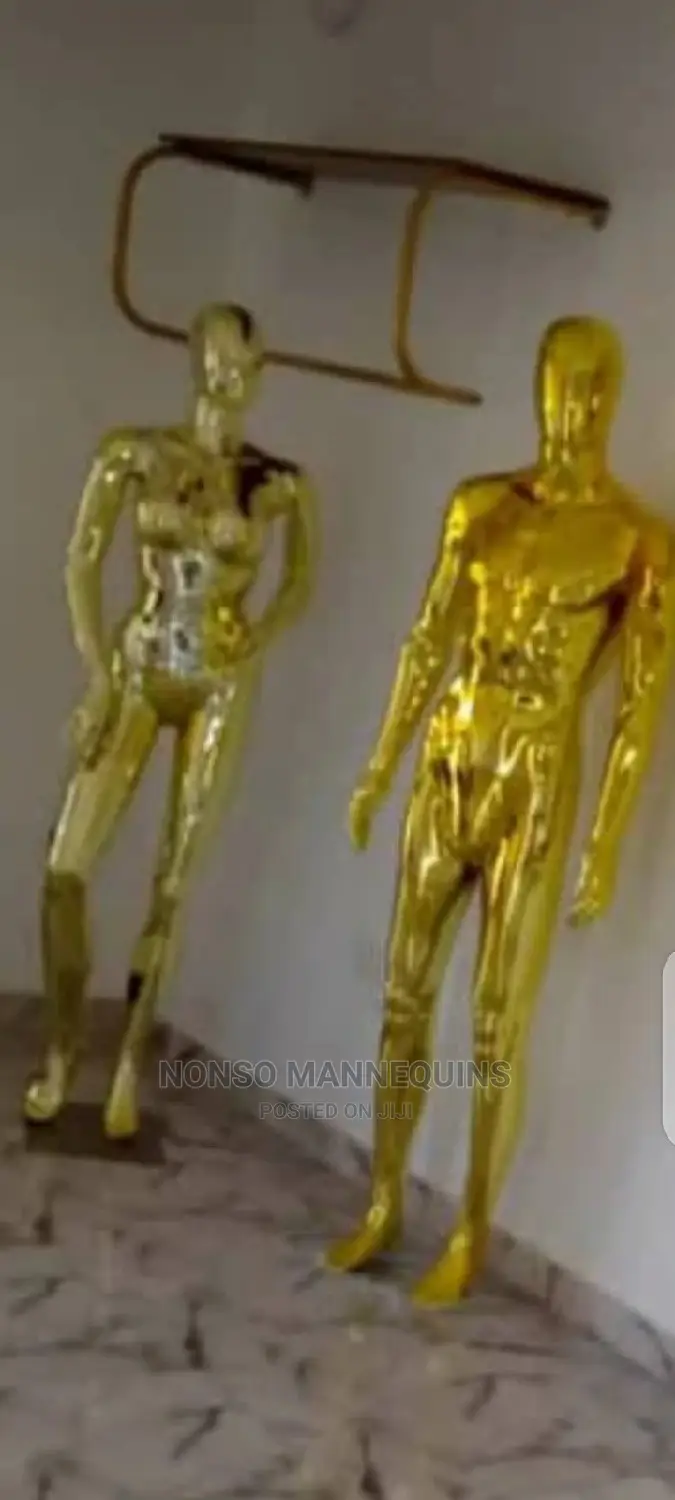 Gold Chrome High Quality Display Mannequins