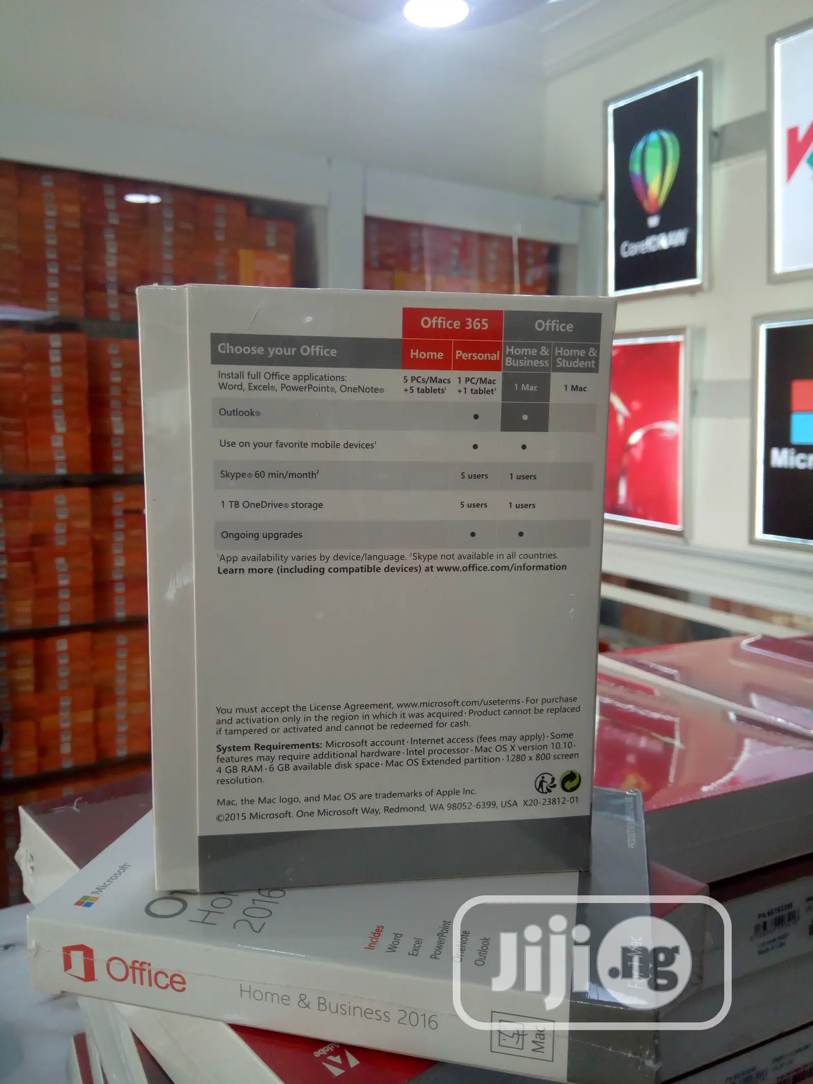 Microsoft Office Home And Business 2016 | Mac | Box