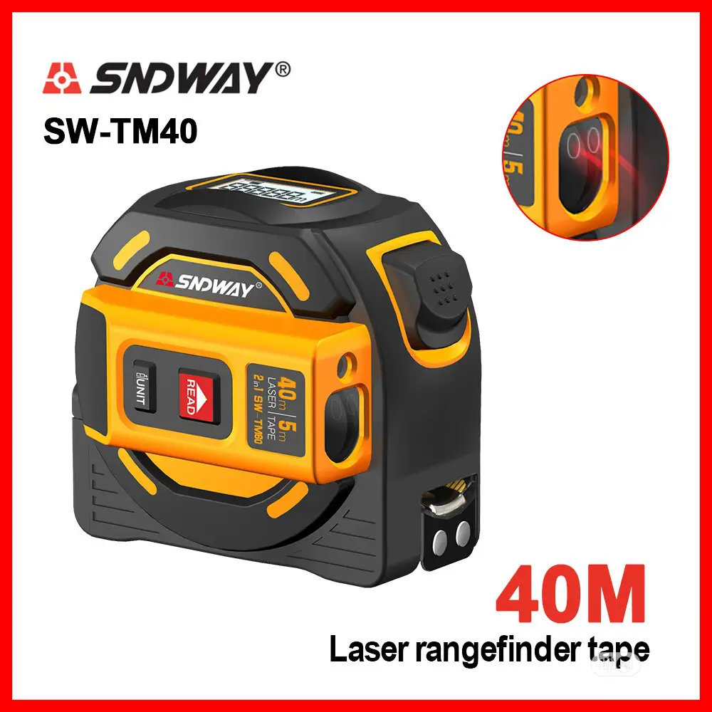 SNDWAY SW - TM60 Infrared Laser Range Finder - Black TM40