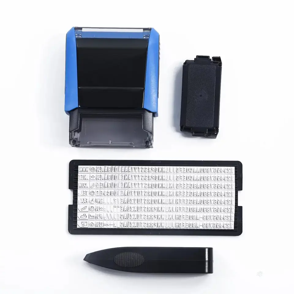 Rubber Stamp Kit DIY Personalized Customized Self-Inking