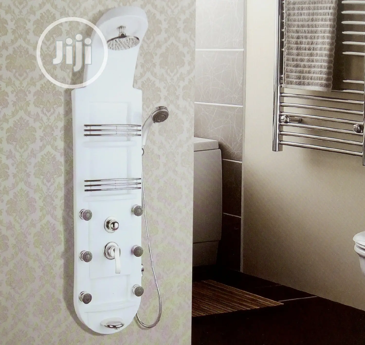 Power Shower White Fiber