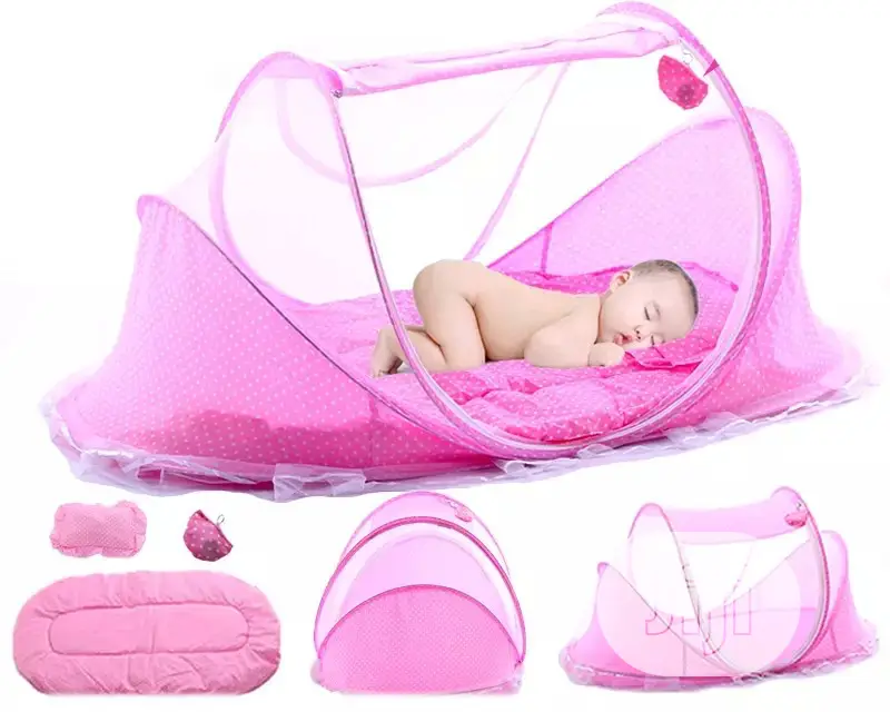 Baby Foldable Bed With Mosquito Net Cover