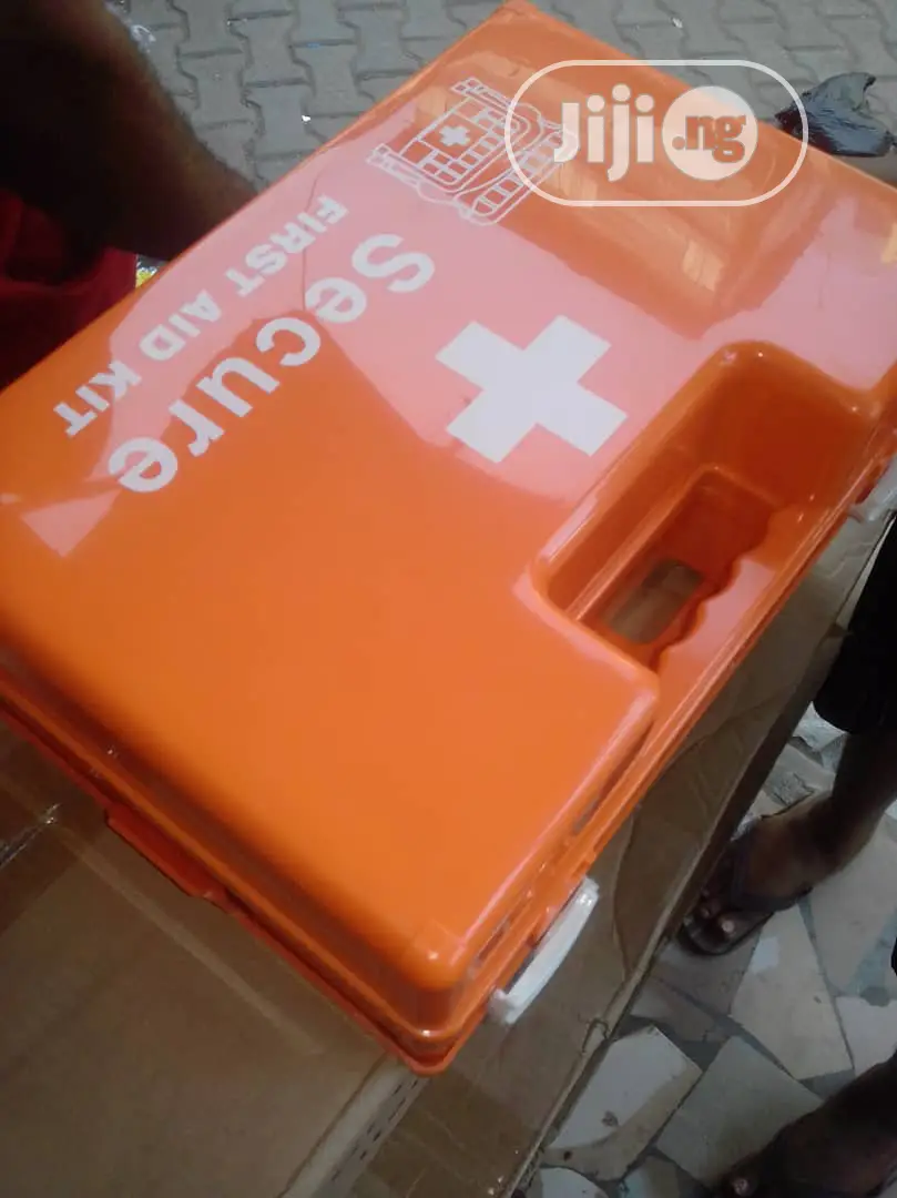 First Aid Kit With All Bandage Sizes- Large (Orange)