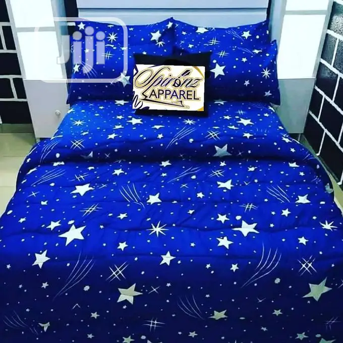 Duvet,Bedsheet With 4 Pillow Cases