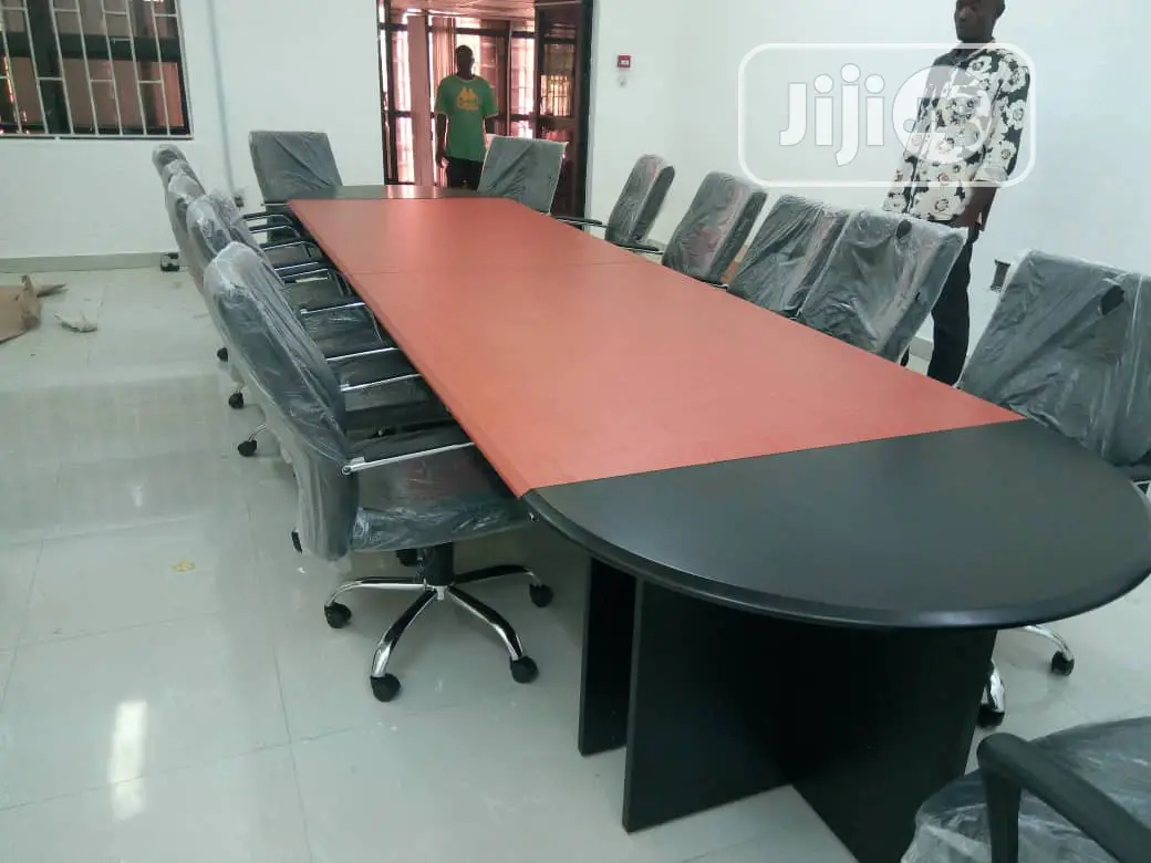 Original Imported Executive Conference Table With 15 Seaters