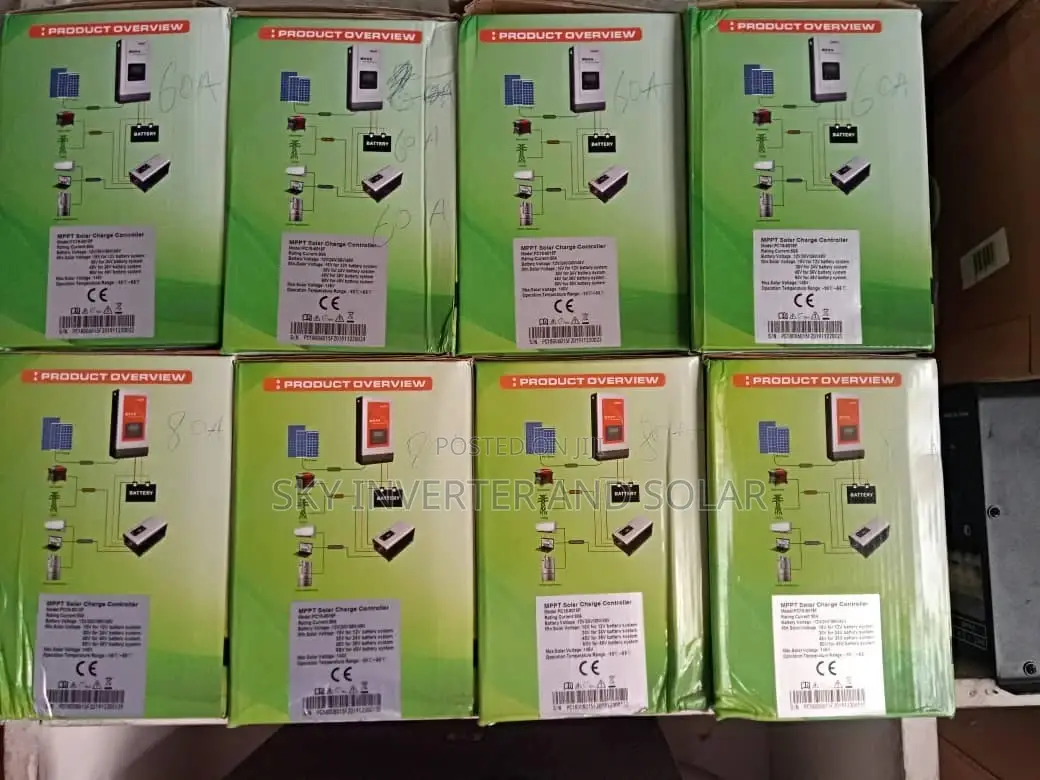 60a/12v/24v/36v/48v Tasha MPPT Solar Charge Controller