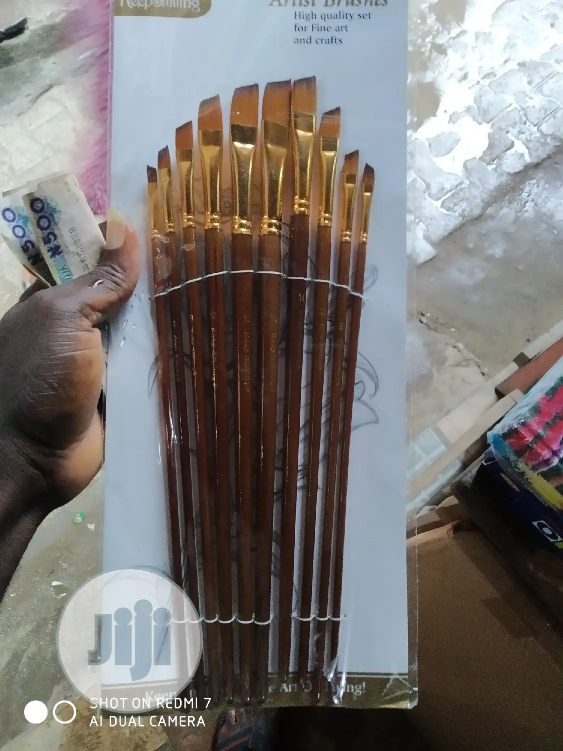 12 Pcs/Lot Pointed Watercolor Paint Brush