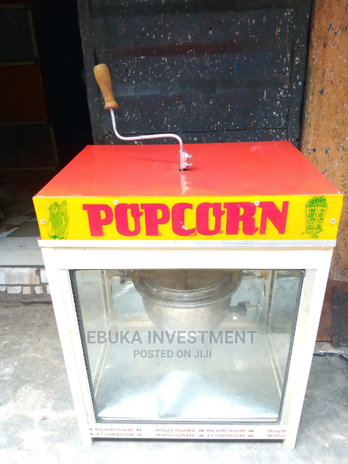 Original Gas Popcorn Machine