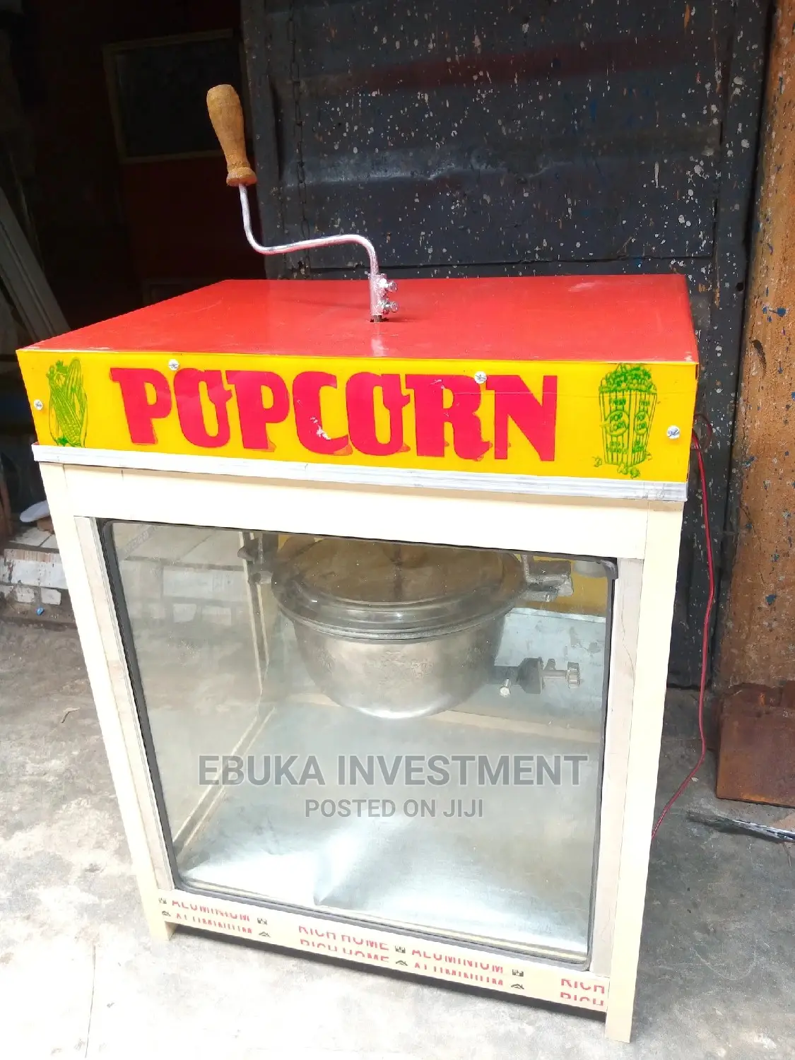 Original Gas Popcorn Machine