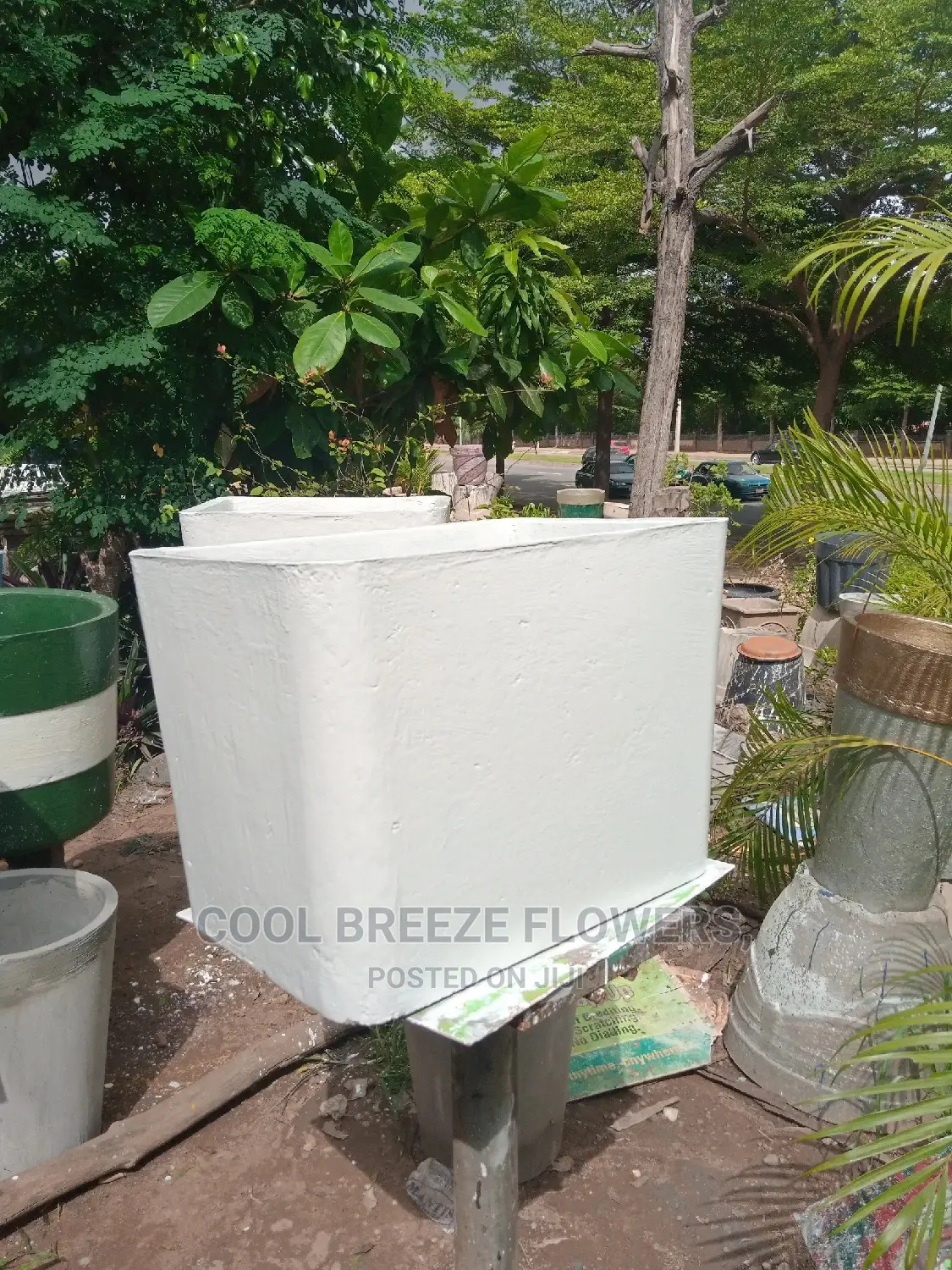 Design Cement Flower Pots