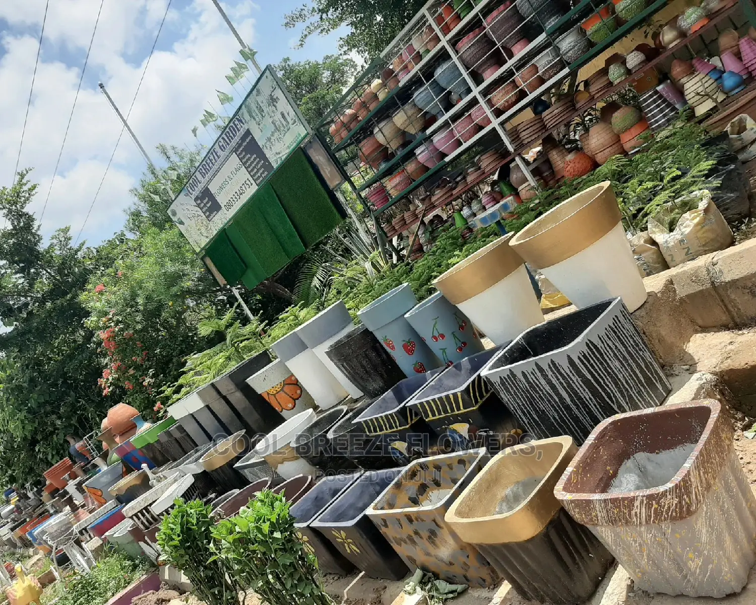 Concrete Flower Pots