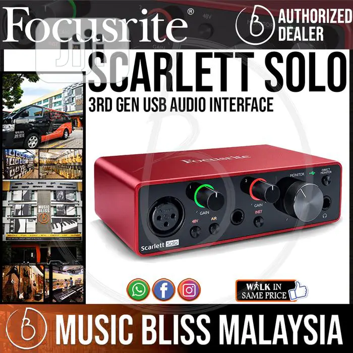 Scarlet Solo 3rd Gen