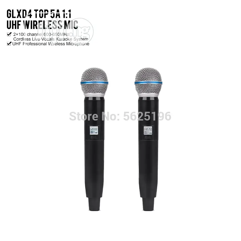 Top Quality GLXD4 GLXD24 GLXD Wireless Microphone System Mic