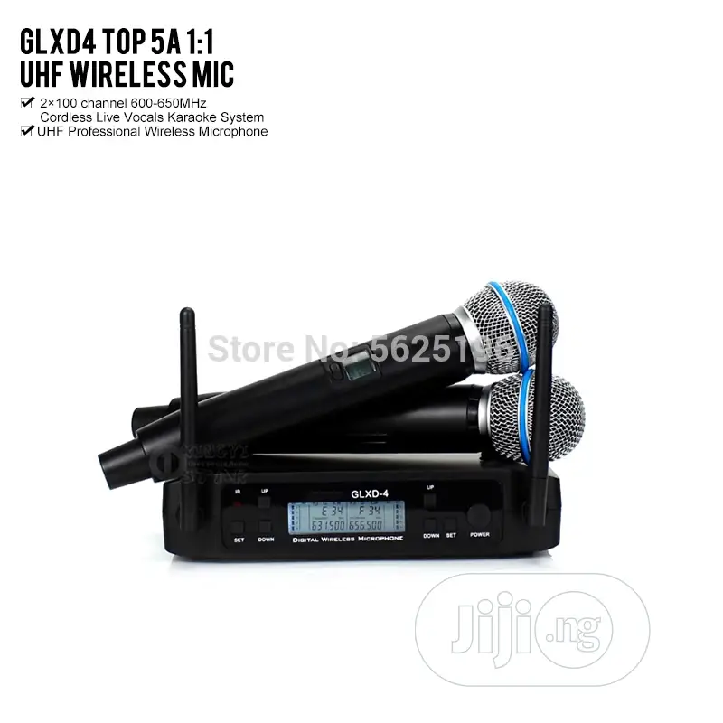 Top Quality GLXD4 GLXD24 GLXD Wireless Microphone System Mic