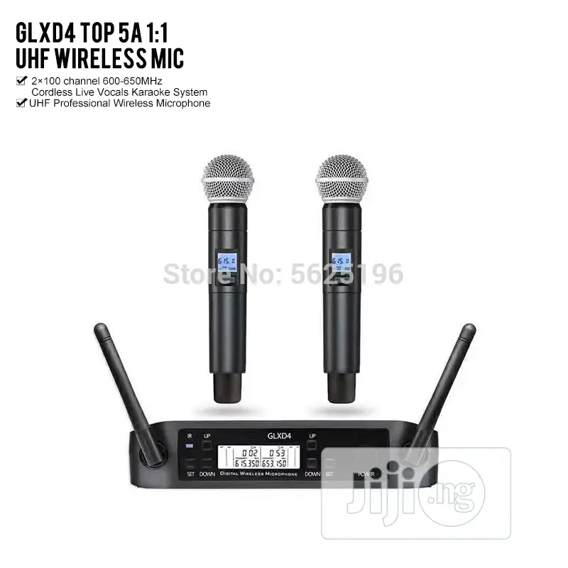 Top Quality GLXD4 GLXD24 GLXD Wireless Microphone System Mic