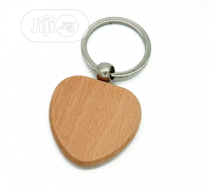 12pcs Blank Round Rectangle Wooden Key