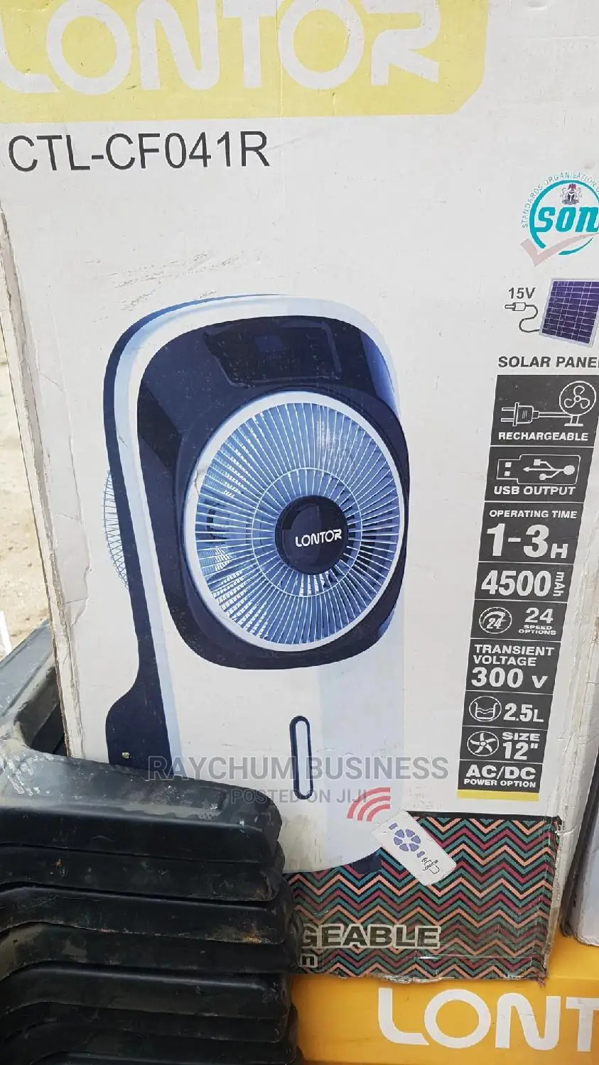 Lontor Aircooler Water Ac and Dc Fan