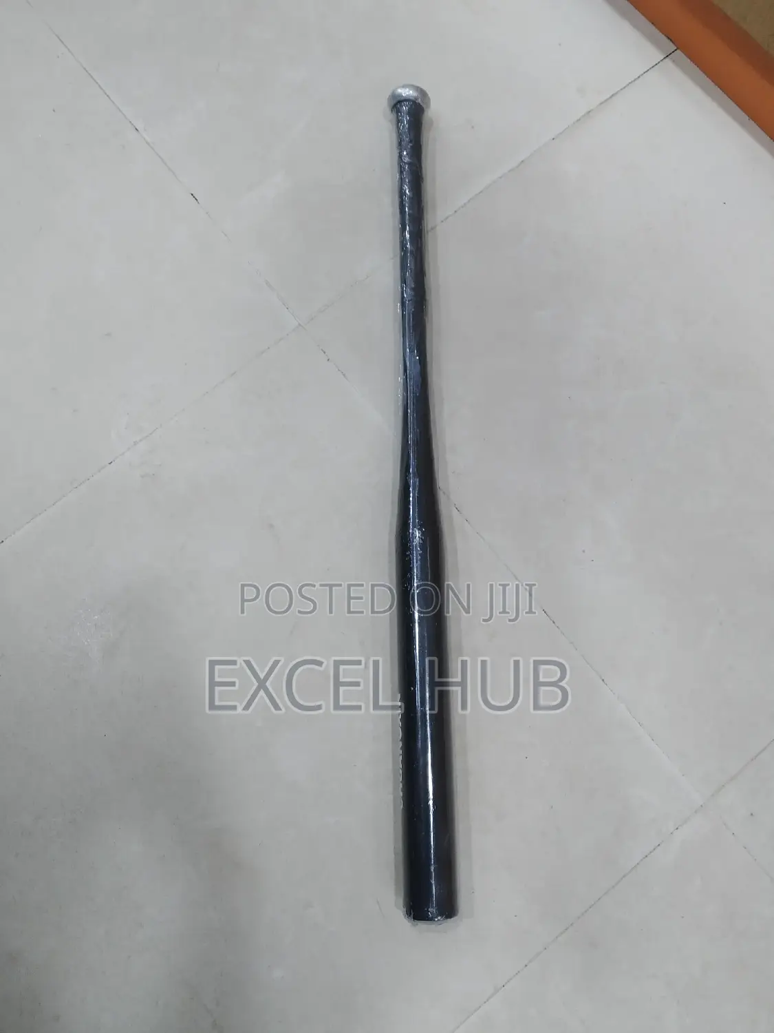 Metal Baseball Bat Black