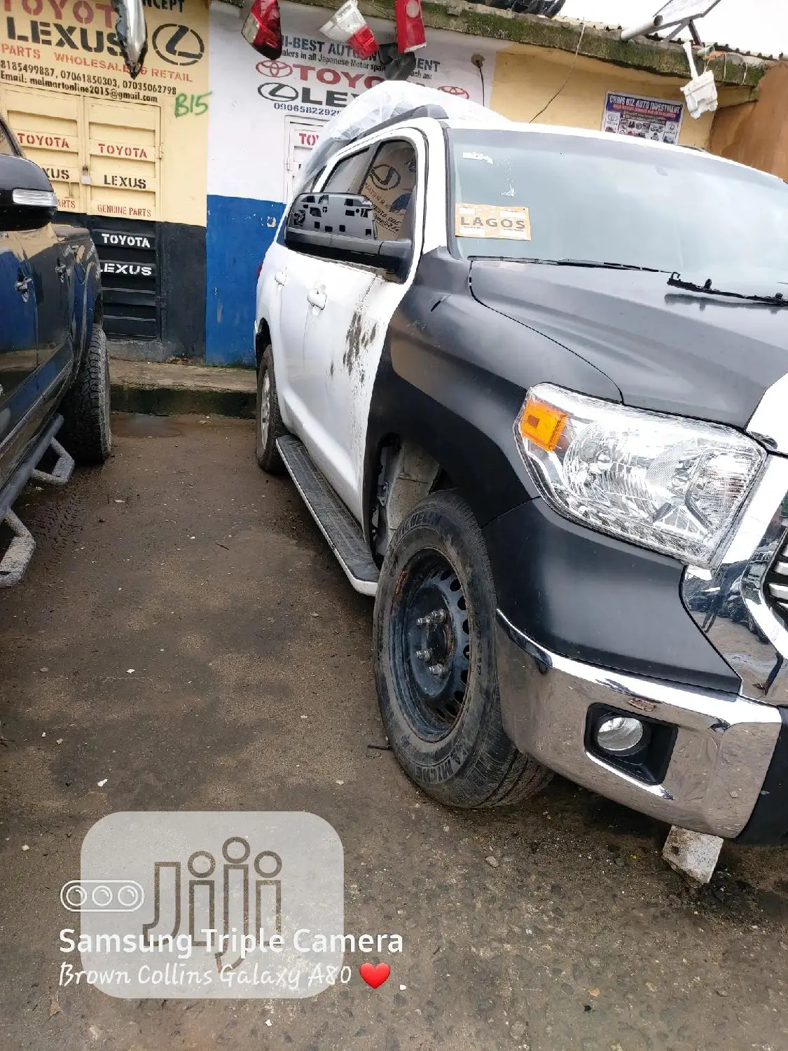 Conversion of Toyota Sequoia to Tundra Face