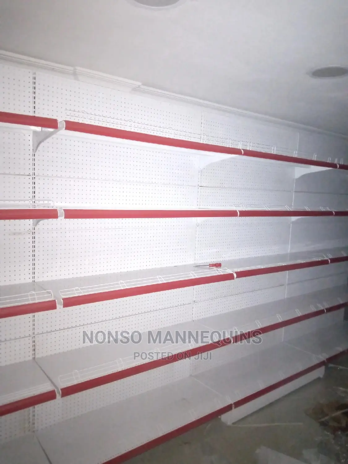 4feets Wide Single Sided Supermarket Shelves