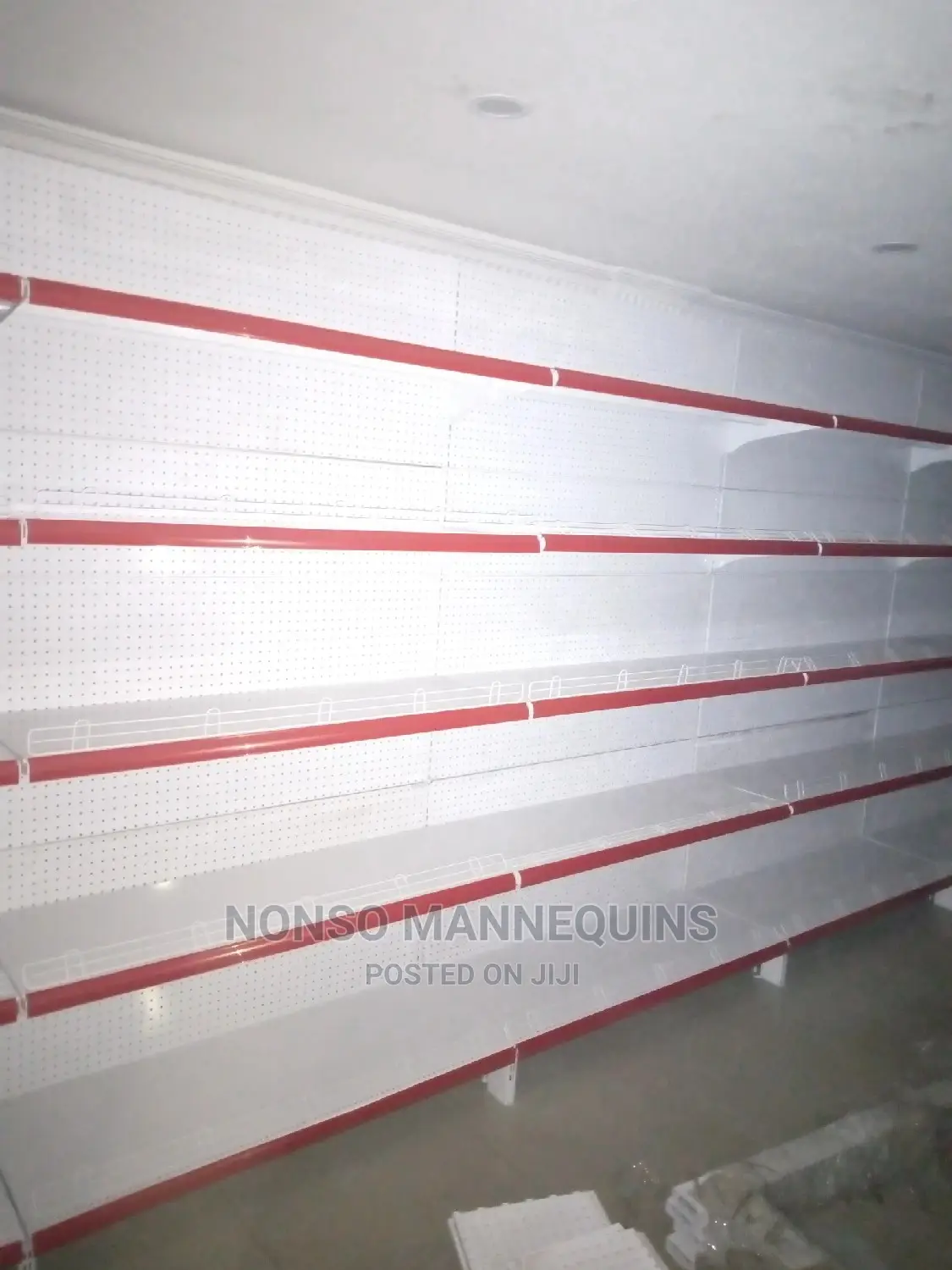4feets Wide Single Sided Supermarket Shelves