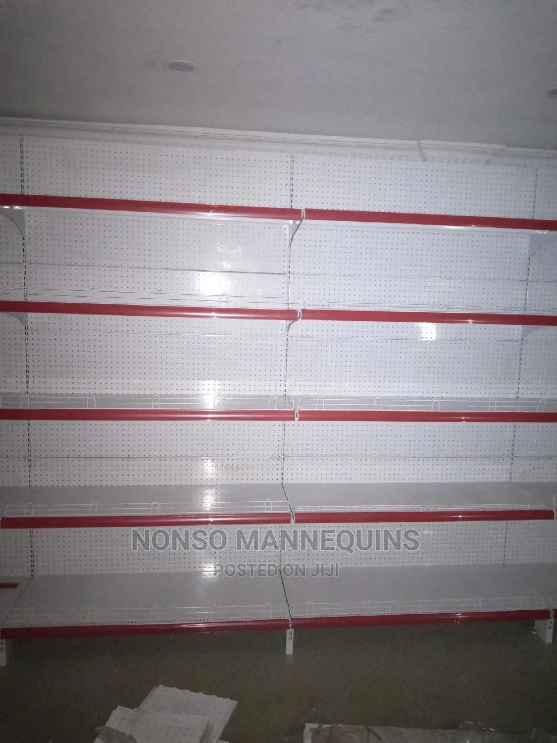 4feets Wide Single Sided Supermarket Shelves