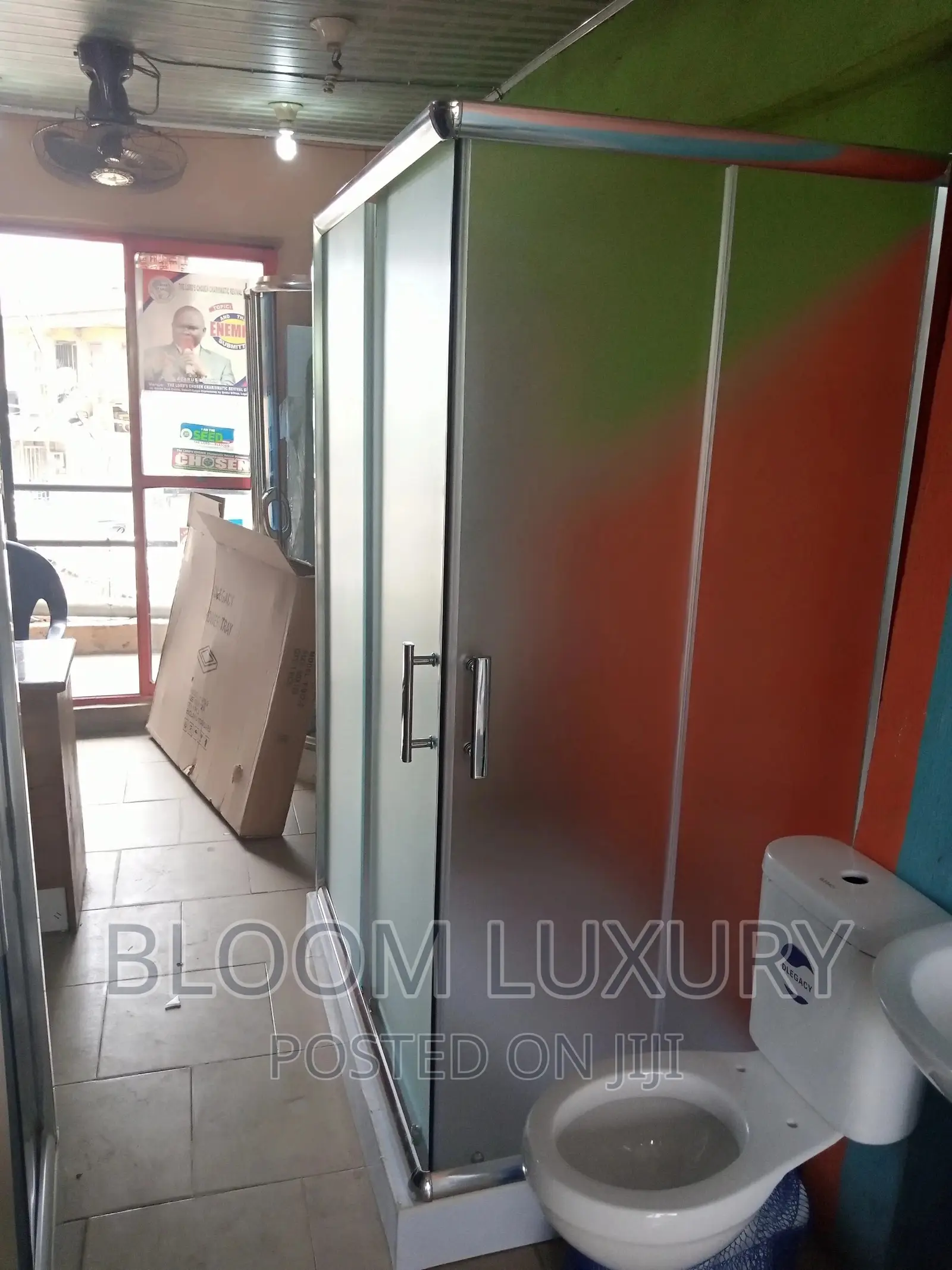 Shower Cubicle Enclosure. Size - 120×90cm