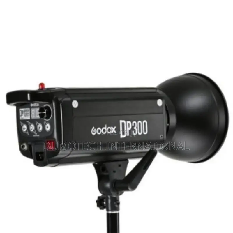 Godox Dp 300 Studio Strobe Light (2pcs) + Stands + Umbrellas